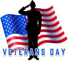 ​Veterans Day - Nov. 11 - NO SCHOOL