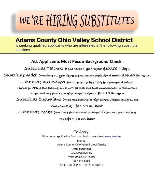 Substitute Ad