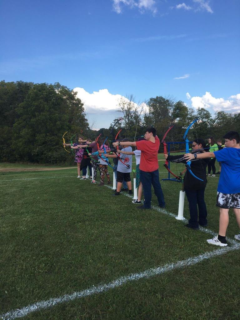 WUHS archers in action