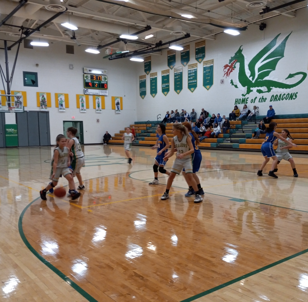 7th grade girls defeated Manchester 