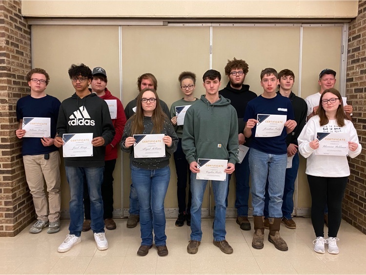 OVCTC Students Recognized in April by the PBIS Committee 