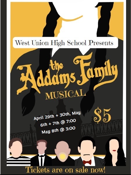 WUHS Spring musical the Adams Family