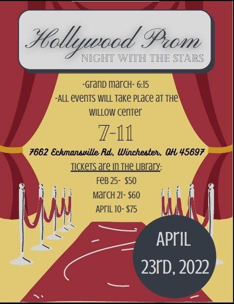 WUHS Prom is April 3rd