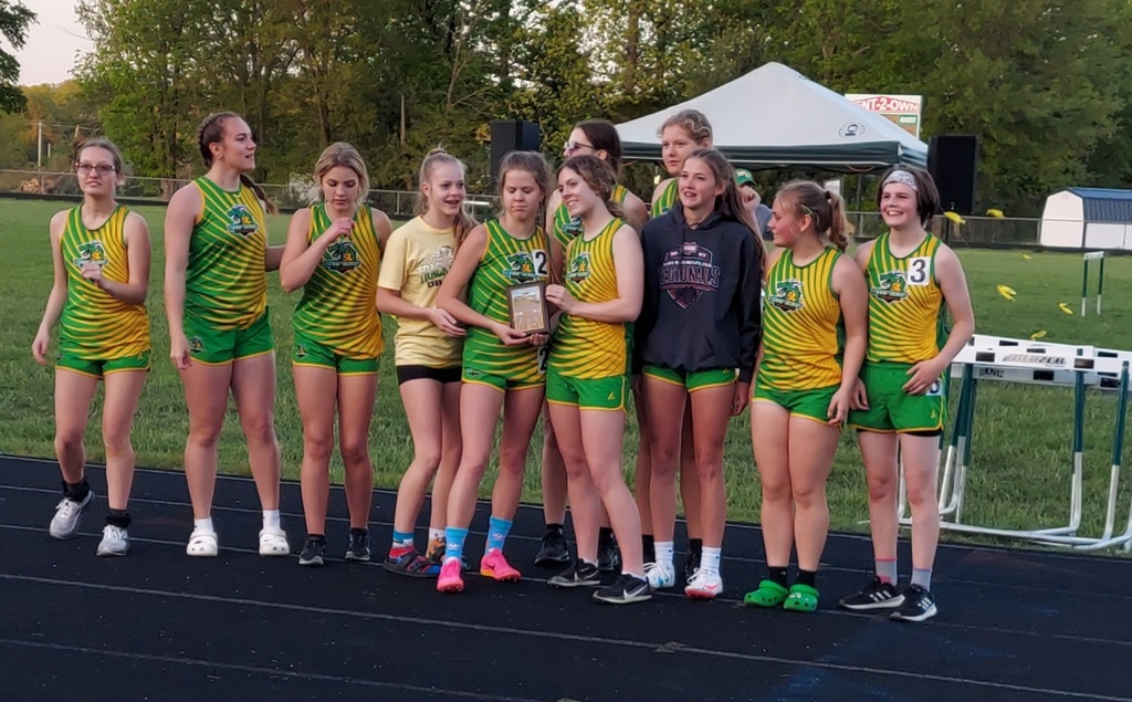 WUHS HS Girls track team County champs