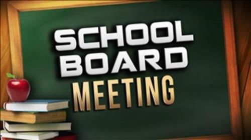 School Board Meeting Billboard
